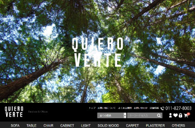 QUIERO VERTE　WEBサイト制作